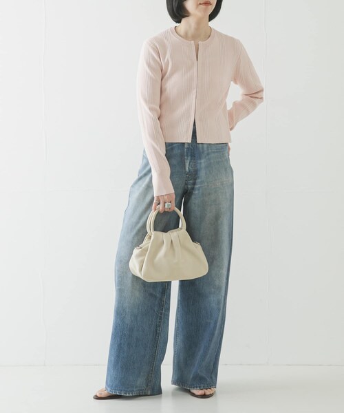 URBAN RESEARCH(アーバンリサーチ)の「レザーハンドバッグ(ハンドバッグ・レディース・OFFWHITE/BLACK/MOCHA・-)」の8枚目の写真