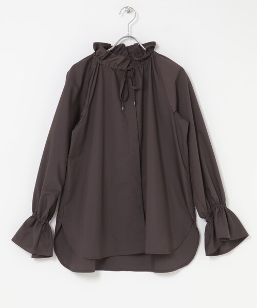 URBAN RESEARCH ROSSO（アーバンリサーチロッソ）の「フリルカラーブラウス（シャツ/ブラウス・レディース・WHITE/BABY PINK/D/BROWN・Free）」の13枚目の写真