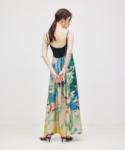 ROPE'（ロペ）の「コットンシルク丸胴テレコカップ付きキャミソール（キャミソール・レディース・ブラック/オフホワイト/ワイン・F）」の19枚目の写真