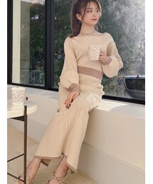 RESEXXY | ドッキングタイトニットワンピース(ワンピース)