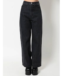 EMODA | ベルトフリンジジャストウエストジーンズ(デニムパンツ)