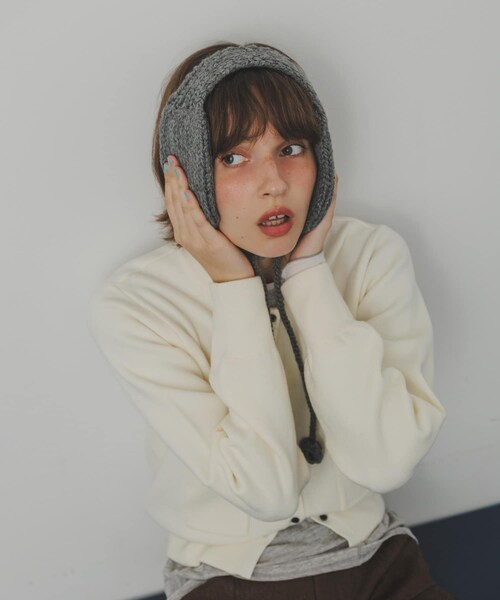 SMELLY（スメリー）の「ニットイヤーマフ（イヤーマフ・レディース・IVO/GRY/MOC・-）」の14枚目の写真