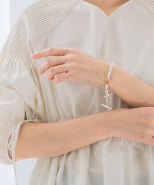 URBAN RESEARCH ROSSO（アーバンリサーチロッソ）の「in mood　HAND MADE chain bracelet（ブレスレット・レディース・mix・-）」の3枚目の写真