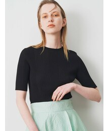 ELENDEEK | HALF SLEEVE RIB KT(ニット/セーター)