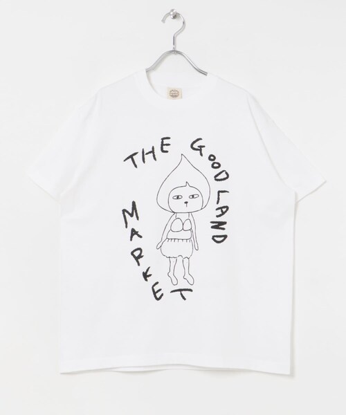 THE GOODLAND MARKET(ザグッドランドマーケット)の「ザ グッドランド マーケット 三戸なつめ×ORGANIC COTTON TEE-1(Tシャツ/カットソー・メンズ・WHITE・L/XL)」の6枚目の写真