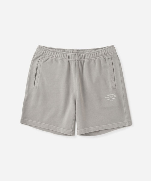 Saturdays NYC（サタデーズ ニューヨークシティ ）の「Austin Pigment Dyed Printed Short Pant（その他パンツ・レディース・チャコール/キナリ/グリーン・L/M/S/XL）」の3枚目の写真