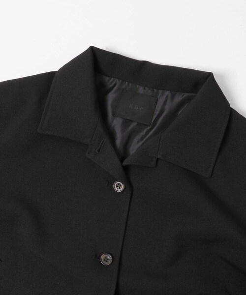 KBF（ケイビーエフ）の「コンパクトBOXジャケット（テーラードジャケット・レディース・D.BROWN/BLACK・one）」の13枚目の写真