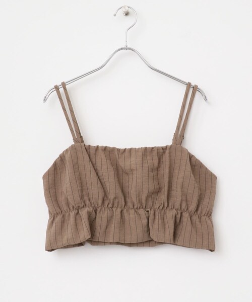 ITEMS URBANRESEARCH(アイテムズ アーバンリサーチ)の「ストライプシャーリングビスチェ(その他トップス・レディース・L.BEIGE/BRN・FREE)」の19枚目の写真