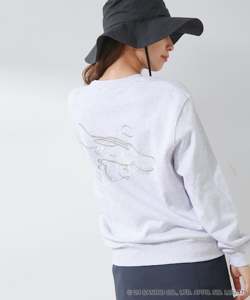 ROPE'(ロペ)の「【シナモロールコレクション】バック刺繍トレーナー(スウェット・レディース・グレー/ネイビー/イエロー・M/S)」の7枚目の写真