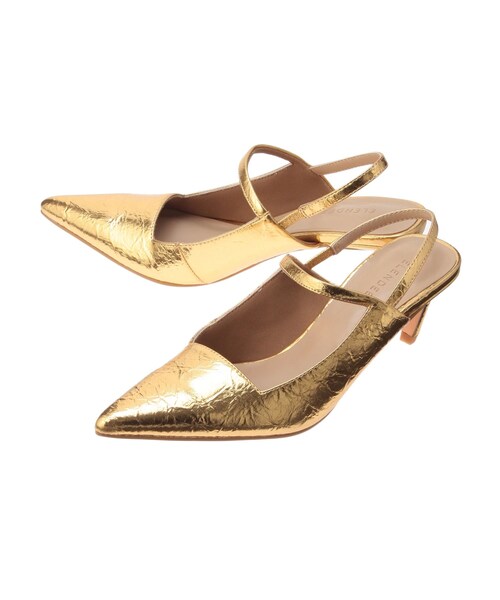 ELENDEEK（エレンディーク）の「POINTED TOE MULE（サンダル・レディース・ブラック/シルバー/ゴールド/ミックス・37/38）」の17枚目の写真