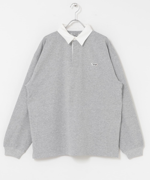 URBAN RESEARCH DOORS(アーバンリサーチドアーズ)の「THE FOX ラガーシャツ(Tシャツ/カットソー・メンズ・ASH GRAY/CHARCOAL・M/L)」の1枚目の写真