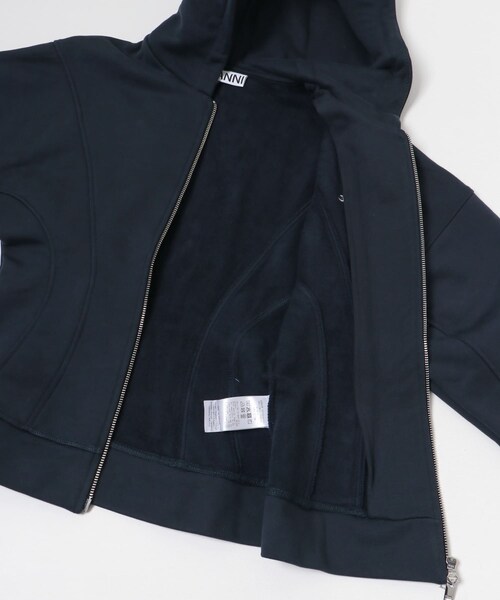 URBAN RESEARCH（アーバンリサーチ）の「GANNI　Heavy Fleece Zip Hoodie（パーカー・レディース・SkyCaptain・S）」の7枚目の写真