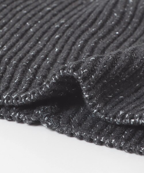 URBAN RESEARCH Sonny Label（アーバンリサーチサニーレーベル）の「ラメニットワッチ（ニットキャップ/ビーニー・レディース・Lグレー/グレー/ネイビー・one）」の14枚目の写真