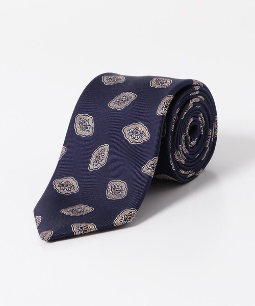 URBAN RESEARCH DOORS(アーバンリサーチドアーズ)の「LIFE STYLE TAILOR 25SS国内タイ小紋1(ネクタイ・メンズ・01GREEN/02NAVY・-)」の2枚目の写真