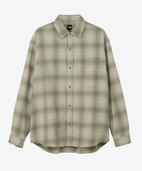 THE NORTH FACE　FLANNEL OMBRE CHECK SHIRTS