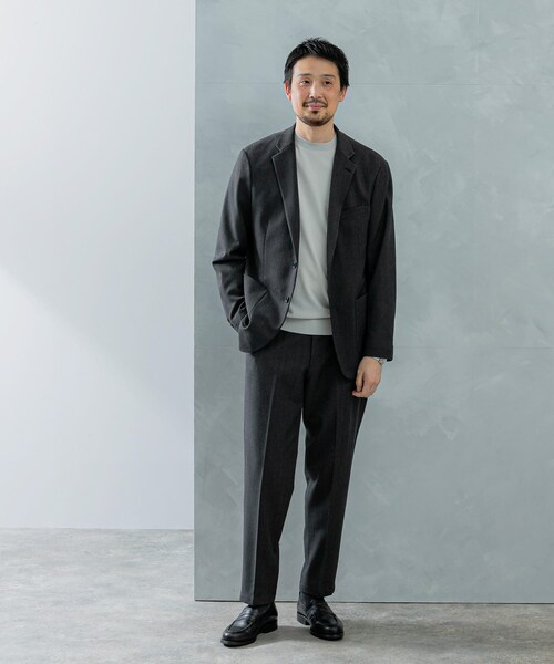 URBAN RESEARCH DOORS（アーバンリサーチドアーズ）の「LIFE STYLE TAILOR　ウールライクストレッチコンフォータブルパンツ（スラックス・メンズ・GRAY/NAVY/KHAKI・S/M/L/XL）」の6枚目の写真