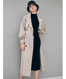 MERCURYDUO | シアースリーブトレンチコート(その他アウター)