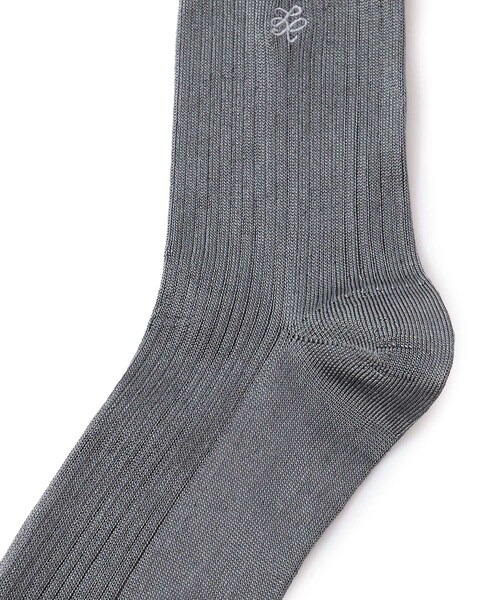 ROPE' PICNIC（ロペピクニック）の「RPロゴソックス（ソックス/靴下・レディース・ブラック/ホワイト/ダークブラウン/シルバー・F）」の22枚目の写真