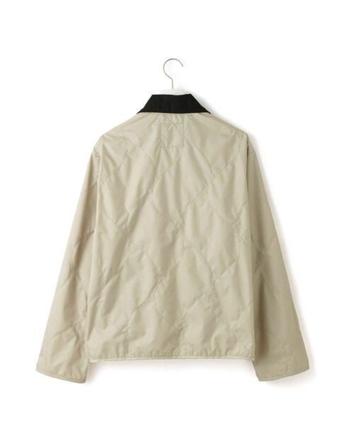 ADAM ET ROPE'(アダムエロペ)の「【LAVENHAM(ラベンハム)】SIDE POCKET UNWADDED TEYNHAM MENS(ブルゾン・レディース・ブラック/ホワイト・S)」の4枚目の写真