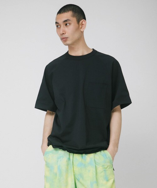 EKAL(エカル)の「DRY OUT BALLOON FIT T-SHIRTS(Tシャツ/カットソー・メンズ・ホワイト/ネイビー/チャコール/ピンク/ブラウン/ブラック・M/L)」の14枚目の写真