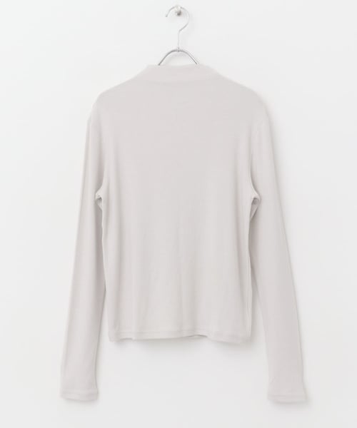 かぐれ（カグレ）の「ボトルネックソフトリブカットソー（Tシャツ/カットソー・レディース・L.GRAY/YELLOW/BLACK・Free）」の19枚目の写真