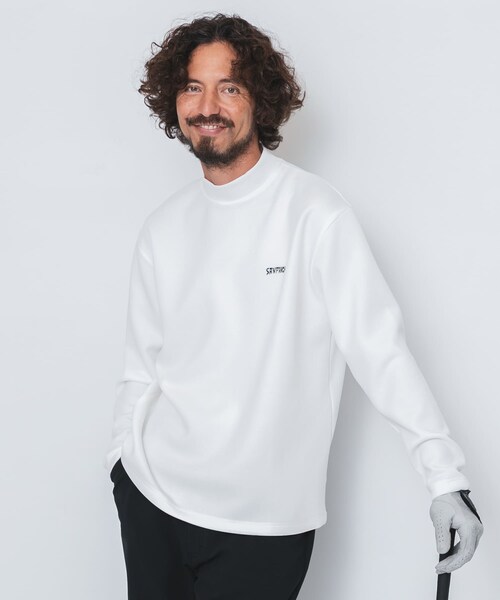 URBAN RESEARCH Sonny Label（アーバンリサーチサニーレーベル）の「OOPS×RYUAMBE 　モックネックロングTシャツ（Tシャツ/カットソー・メンズ・OFF/BLACK/GREEN・M/L/XL）」の6枚目の写真