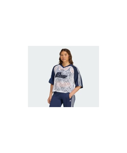 adidas（アディダス）の「アディダス オリジナルス レース ジャージ（トップス・レディース・ホワイト/ブラック・XS/S/M/L/XL/2XL/3XL/5XL/J/XS/J/S/J/M/J/L/J/XL/J/2XL/J/3XL）」の6枚目の写真