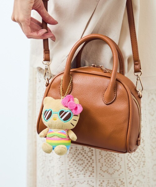 ROPE' PICNIC（ロペピクニック）の「【日焼けデザイン(ハローキティ)】ボールチェーンマスコット（キーホルダー・レディース・ベージュ/ベージュ系・F）」の6枚目の写真