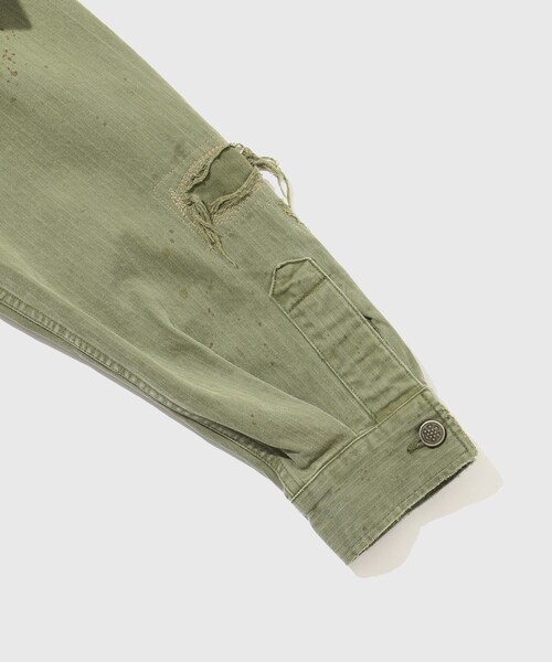 ADAM ET ROPE'（アダムエロペ）の「【BOWWOW/バウワウ】M41 HBT JK（ミリタリージャケット・メンズ・オリーブ・L/M）」の7枚目の写真