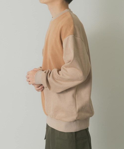 ITEMS URBANRESEARCH（アイテムズ アーバンリサーチ）の「裏フリースF.S.クレイジープルオーバー（その他トップス・メンズ・L.BEG/MOC/OLV/BLK・M/L）」の17枚目の写真