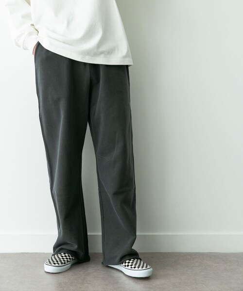 URBAN RESEARCH Sonny Label（アーバンリサーチサニーレーベル）の「スウェットワイドイージーパンツ（スウェットパンツ・メンズ・チャコール/ネイビー・M/L）」の8枚目の写真