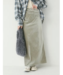 Ungrid | フィットベロアスカート(スカート)