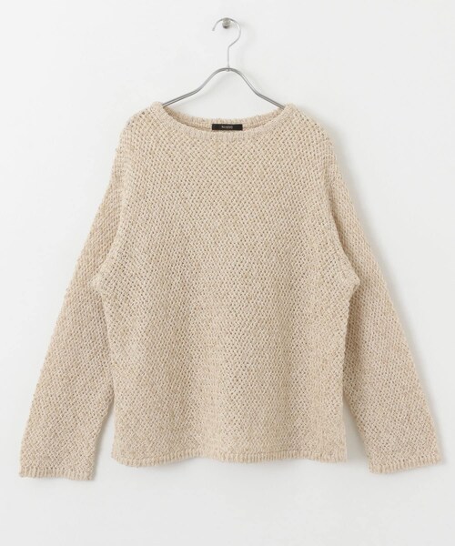 URBAN RESEARCH ROSSO（アーバンリサーチロッソ）の「透かし編みラメニット（ニット/セーター・レディース・beige/mt×turq・FREE）」の17枚目の写真
