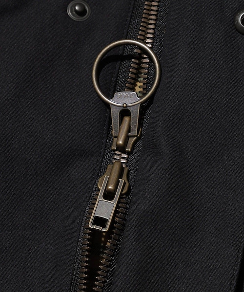 ADAM ET ROPE'(アダムエロペ)の「【blurhms/ブラームス】H Twist Gaba Riding Coat(ダウンジャケット/コート・メンズ・ブラック・2/3)」の10枚目の写真