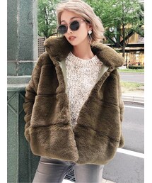 GYDA | switch overエコファーコート(ムートンコート)