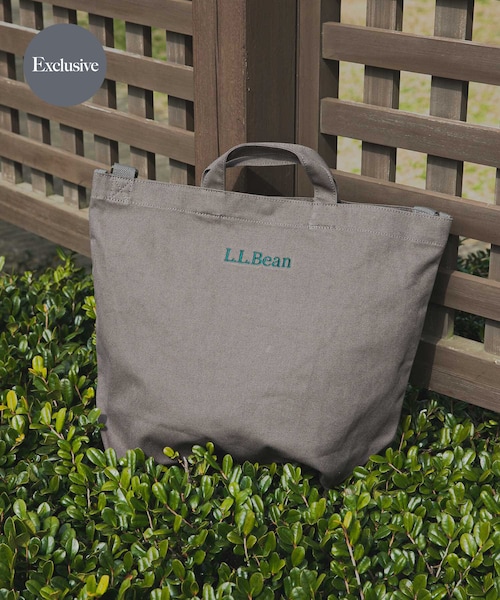 URBAN RESEARCH DOORS(アーバンリサーチドアーズ)の「『別注』L.L.Bean×DOORS Shoulder Strap Tote L(ショルダーバッグ・メンズ・Natural/Black/CarbonGray・one)」の2枚目の写真