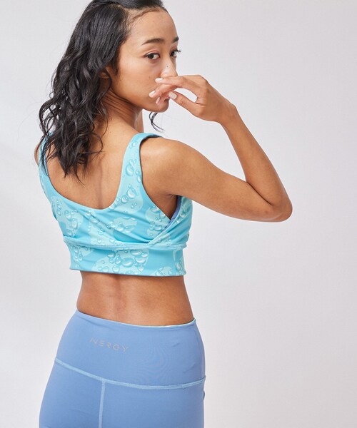 NERGY（ナージー）の「【UV】SURREALISMリバーシブルブラトップ（ブラジャー・レディース・ブルー系/ターコイズ・L/M/S）」の13枚目の写真