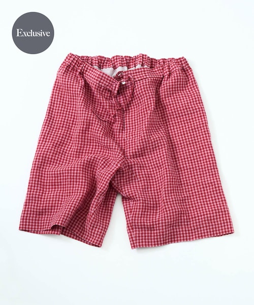 URBAN RESEARCH(アーバンリサーチ)の「『別注』Cale×URBAN RESEARCH SHORTS(その他パンツ・メンズ・PINK×RED・3/4)」の1枚目の写真