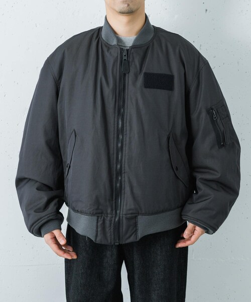 URBAN RESEARCH（アーバンリサーチ）の「CIOTA　MA-1 Flight Jacket（MA-1・メンズ・CG/Black・5/6）」の8枚目の写真