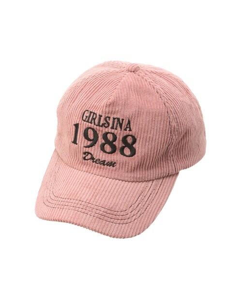 jouetie（ジュエティ）の「コーデュロイロゴキャップ（キャップ・レディース・レッド/ピンク/グリーン・F）」の7枚目の写真