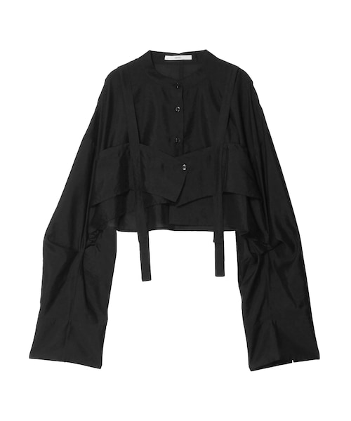 UN3D.（アンスリード）の「BUSTIER LAYERED SHORT SH（シャツ/ブラウス