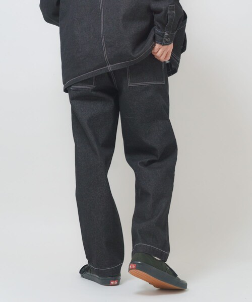 ITEMS URBANRESEARCH（アイテムズ アーバンリサーチ）の「デニム ベイカーパンツ（デニムパンツ・メンズ・BLK/NVY/BLU・M/L）」の6枚目の写真