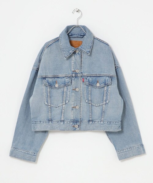 URBAN RESEARCH Sonny Label（アーバンリサーチサニーレーベル）の「Levi’s　LOOSE CROP TRUCKER（デニムジャケット・レディース・S SEASON・S）」の2枚目の写真