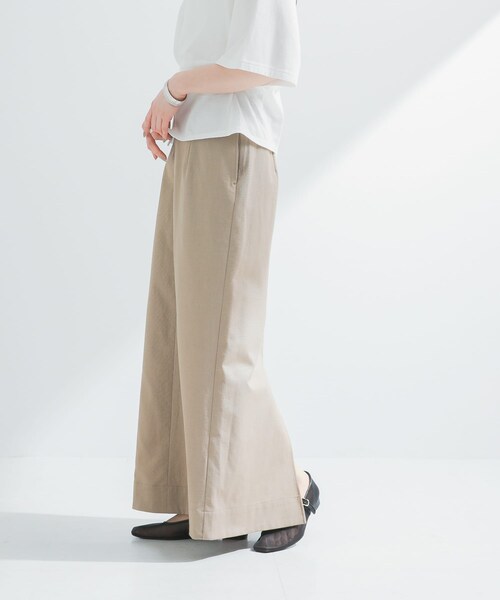 URBAN RESEARCH（アーバンリサーチ）の「『2サイズ展開』リネン混ロングスカート（スカート・レディース・BLACK/SAND BEIGE・36/38）」の21枚目の写真
