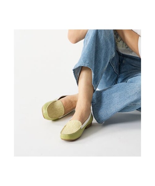 ing(イング)の「イング ing 【3E】モカシューズ (モカシン/デッキシューズ・レディース・BL/BUA/IVA/LGYA/DGYS/NVS/NVA/BLS/DOK/WHU/LBGA/LYL・225/22.5cm/230/23cm/235/23.5cm/240/24cm/245/24.5cm/250/25cm/255/25.5cm)」の11枚目の写真