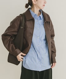 ITEMS URBANRESEARCH | フェイクレザーZIPUPブルゾン(ブルゾン)