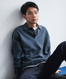 URBAN RESEARCH DOORS | 『XLサイズ/WEB限定/仁村紗和さん着用』『UR TECH 200日ニット』 ポロシャツ(ポロシャツ)