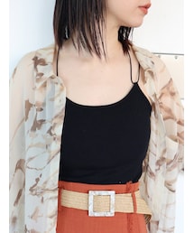 MURUA | バッククロスリブキャミソール(キャミソール)