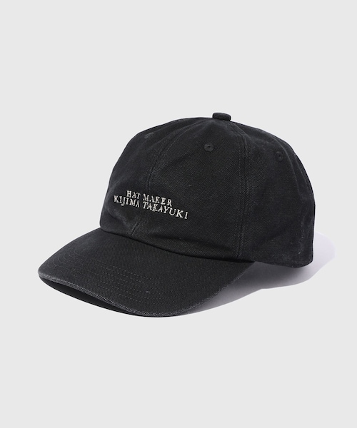ADAM ET ROPE'(アダムエロペ)の「【KIJIMA TAKAYUKI/キジマ タカユキ】DUCK SULFER DYED 6PANEL CAP(キャップ・メンズ・ブラック/ブラウン・F)」の1枚目の写真