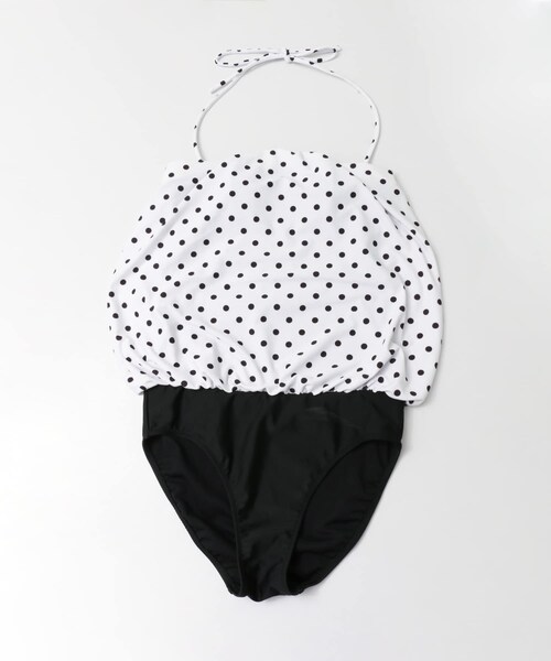 RODE SKO（ロデスコ）の「ドット柄ワンピース∴（水着・レディース・DOT・FREE）」の11枚目の写真